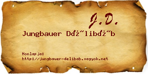 Jungbauer Délibáb névjegykártya